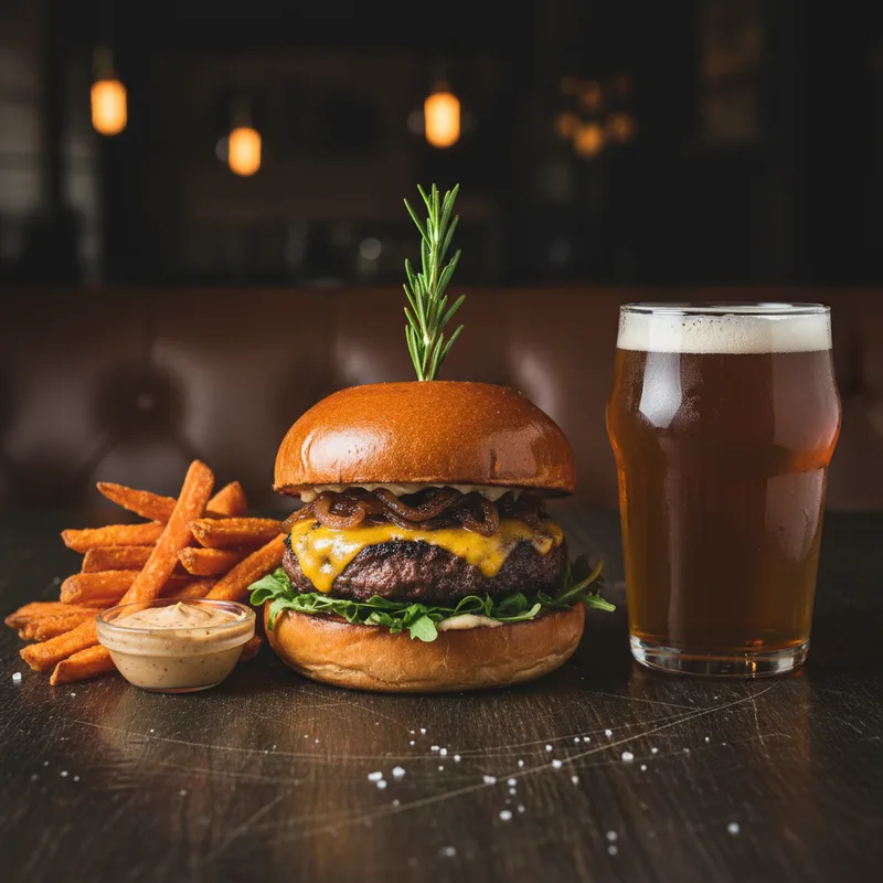 AI generated restaurant social media ad